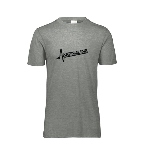 [FTSCUBGY-AS-LOGO1] Decker Men's Tri-Blend T-Shirt - Short Sleeve (Adult S, Gray, Logo 1)