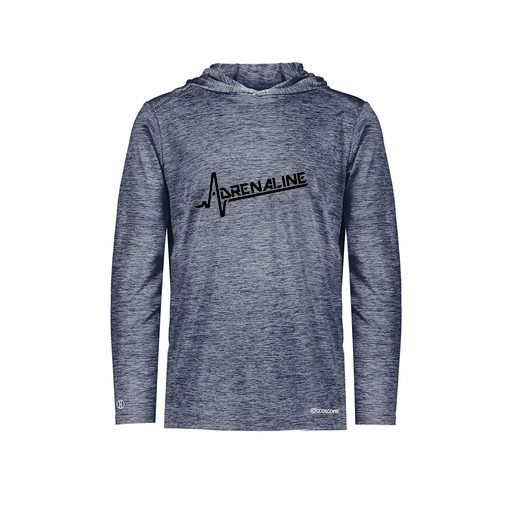 [FOLHCGNV-AS-LOGO1] Decker Men's Charge Hoodie (Adult S, Navy, Logo 1)