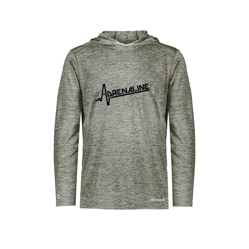 [FOLHCGGY-AS-LOGO1] Decker Men's Charge Hoodie (Adult S, Gray, Logo 1)