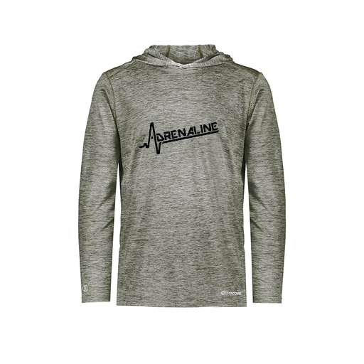 [FOLHCGGY-YS-LOGO1] Decker Youth Charge Hoodie (Youth S, Gray, Logo 1)