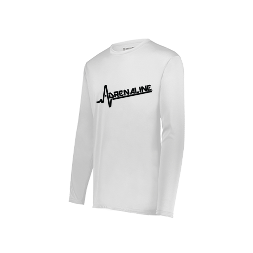 [222822.005.XS-LOGO1] Men's LS Smooth Sport Shirt (Adult XS, White, Logo 1)